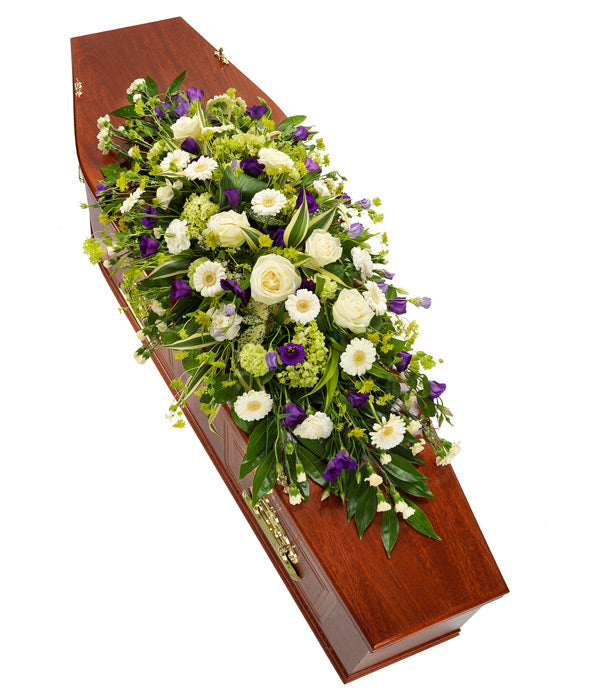 Purple White Coffin Spray